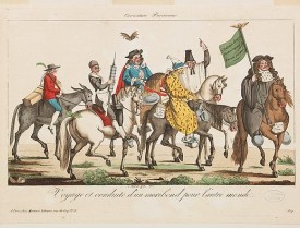 MARTINET. -  Voyage et conduite d'un moribond pour l'autre monde [Caricature Parisienne.]